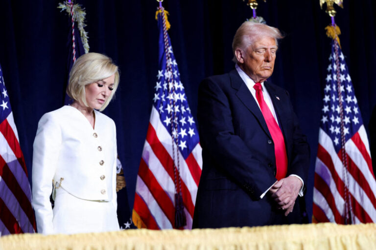 U.S. President Trump attends the annual National Prayer Breakfast at Hilton hotel in Washington